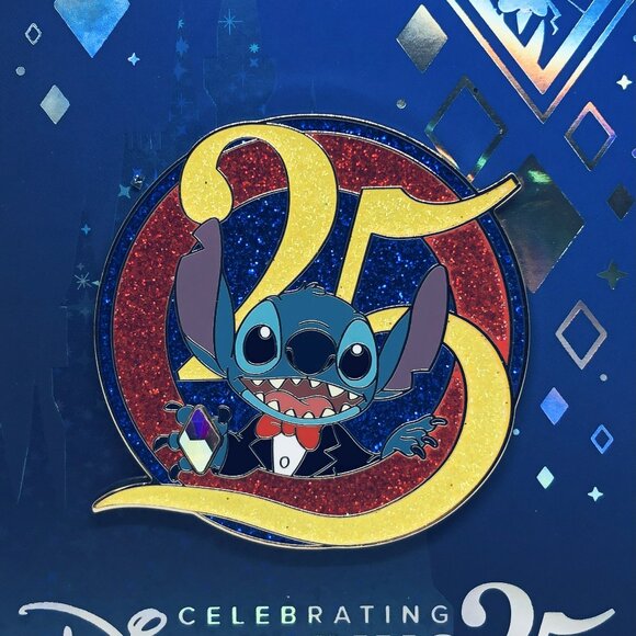 Dressed to Impress Collection Stitch with 25th Anniversary Logo LE 750 Disney - Picture 2 of 3